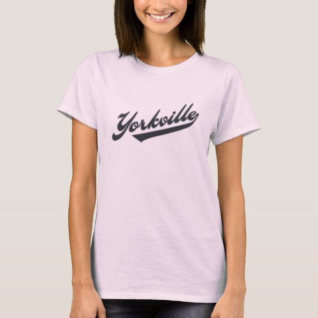 La camiseta de las mujeres de Yorkville NYC (Anverso)