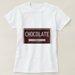 La camiseta de las mujeres del amante del