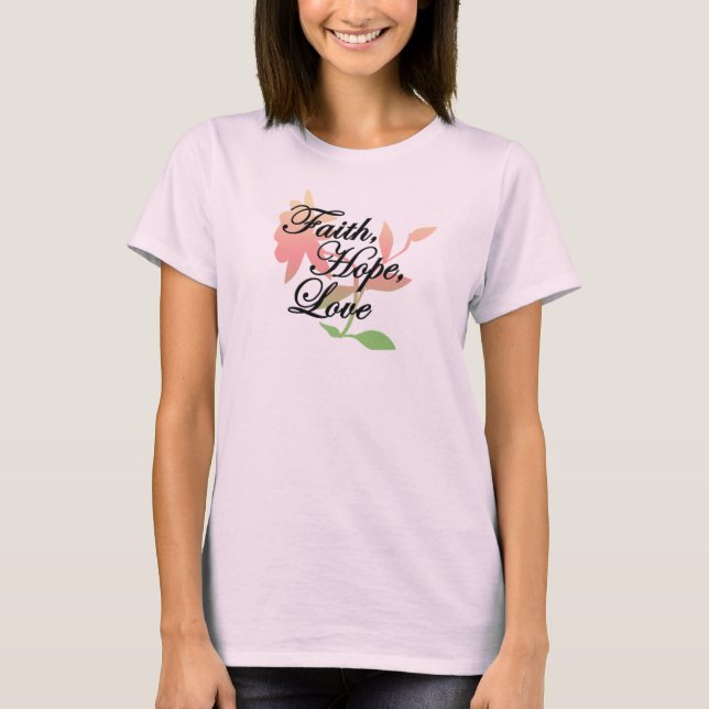 La camiseta de las mujeres del amor de la (Anverso)