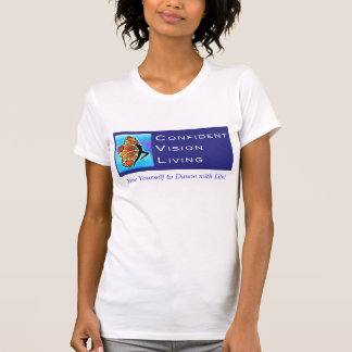 La camiseta de las mujeres del Azul-Logotipo de