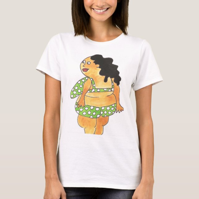 La camiseta de las mujeres del cacho de la pera, (Anverso)