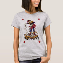 La camiseta de las mujeres del comodín