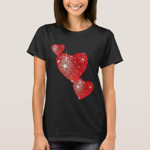 La camiseta de las mujeres del corazón de la