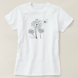 La camiseta de las mujeres del diente de león