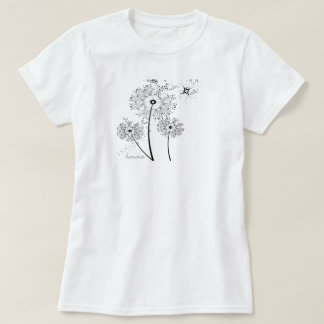 La camiseta de las mujeres del diente de león