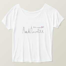 La camiseta de las mujeres del horizonte
