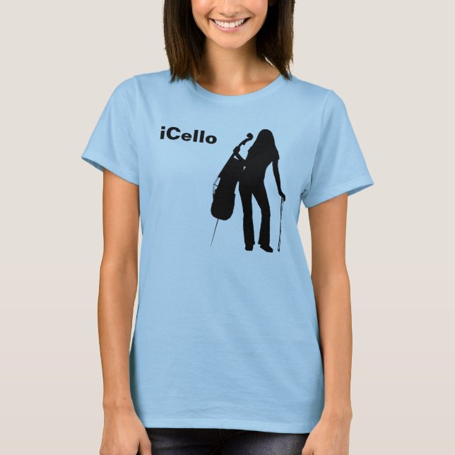 la camiseta de las mujeres del iCello (Anverso)