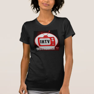 La camiseta de las mujeres del logotipo de IHTV
