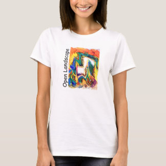 La camiseta de las mujeres del "paisaje abierto"
