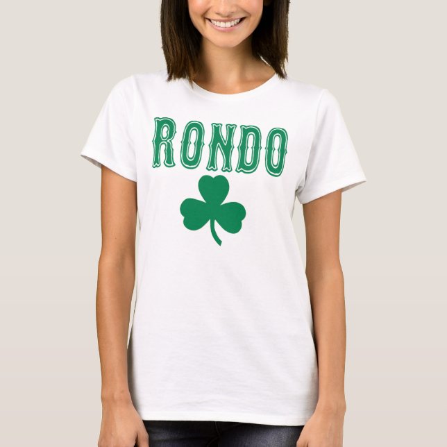La camiseta de las mujeres del verde del Rondo de (Anverso)