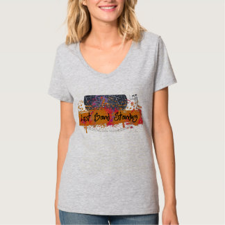La camiseta de las mujeres derechas de la banda