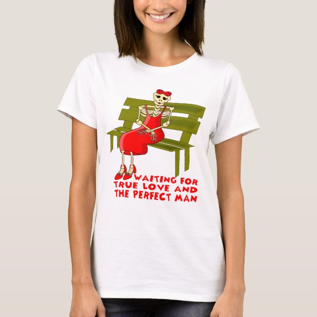 LA CAMISETA DE LAS MUJERES DIVERTIDAS, PARA AMOR (Anverso)