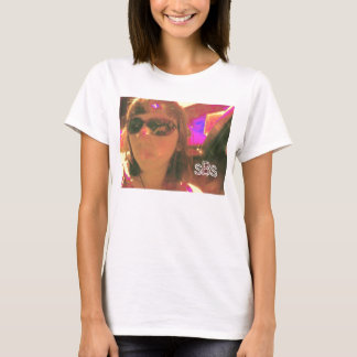 la camiseta de las mujeres ultravioletas del chica