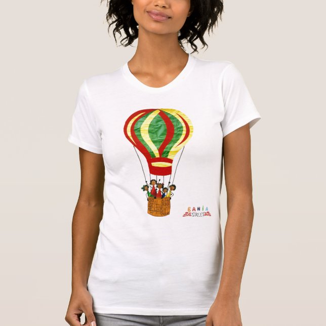 La camiseta de las señoras mágicas del globo (Anverso)