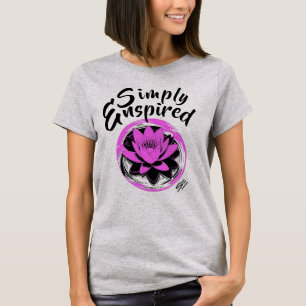 La camiseta de Lily T-Lily, Lirio de Agua Rosa Sim