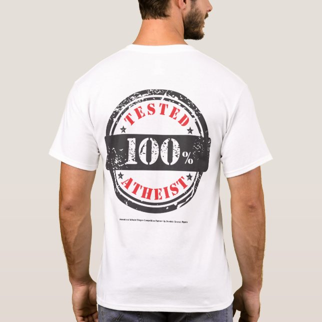 La camiseta de los ateo prueba AAI (Reverso)