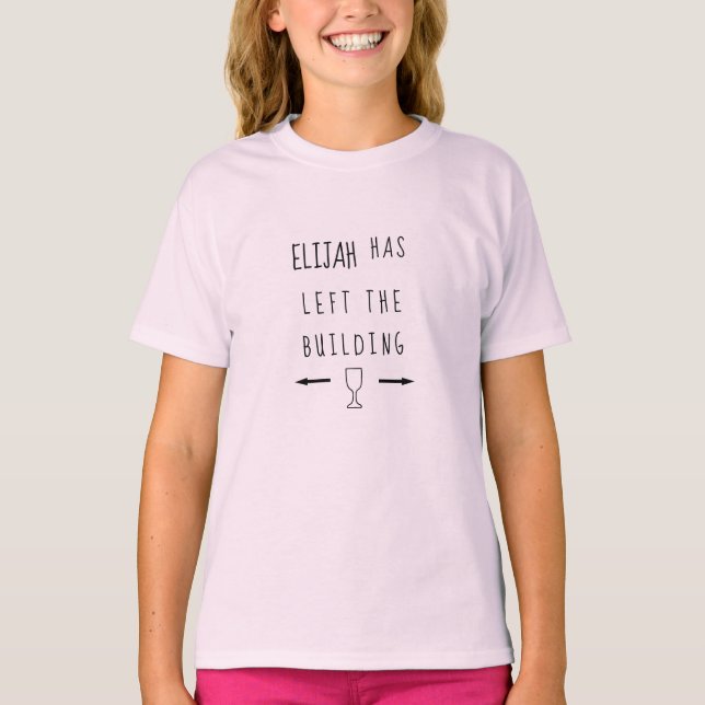 La camiseta de los Chicas de la Pascua Elijah sali (Anverso)