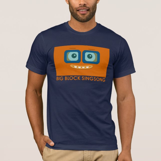 La camiseta de los hombres anaranjados de la banda (Anverso)