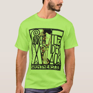 La camiseta de los hombres: Arte Nouveau - cabaret