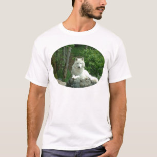 La camiseta de los hombres árticos del lobo