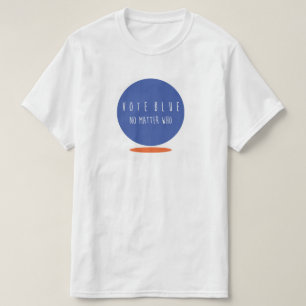 La camiseta de los hombres azules de la economía