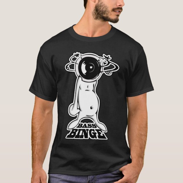 La camiseta de los hombres bajos del Binge (Anverso)