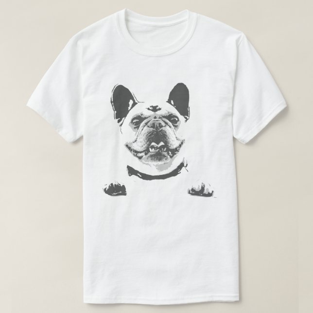 La camiseta de los hombres blancos y negros del (Diseño del anverso)