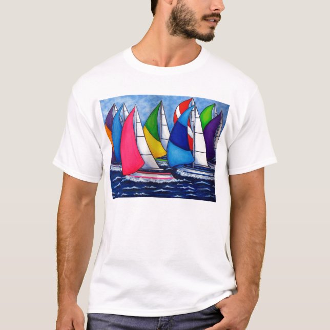 La camiseta de los hombres coloridos del Regatta (Anverso)