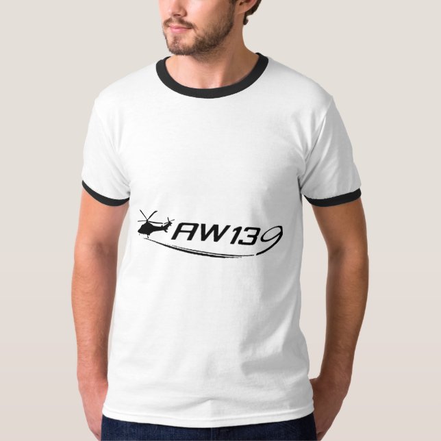 La camiseta de los hombres de AgustaWestland AW139 (Anverso)