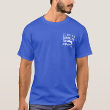 La camiseta de los hombres de Clinton DTC - opción