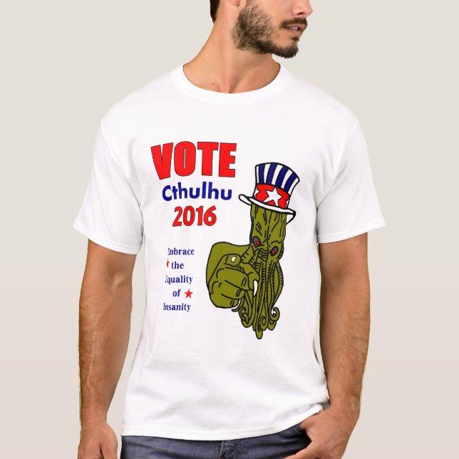 La camiseta de los hombres de Cthulhu 2016 del (Anverso)