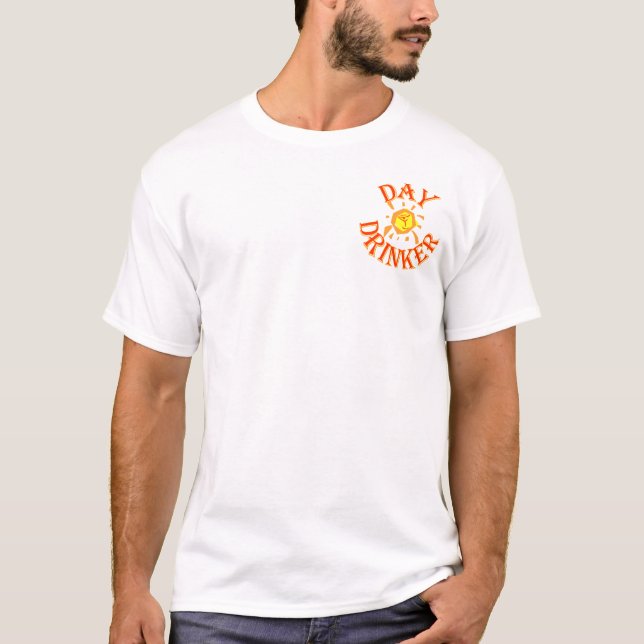La camiseta de los hombres de DayDrinker (Anverso)