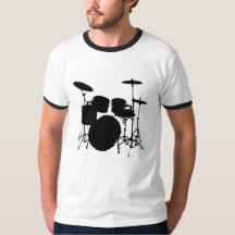 La camiseta de los hombres de Drumset