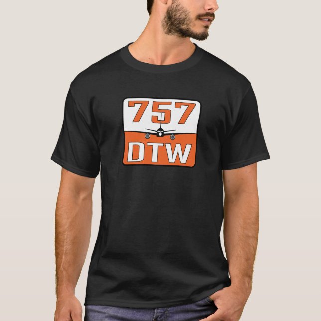 La camiseta de los hombres de DTW 757 (Anverso)