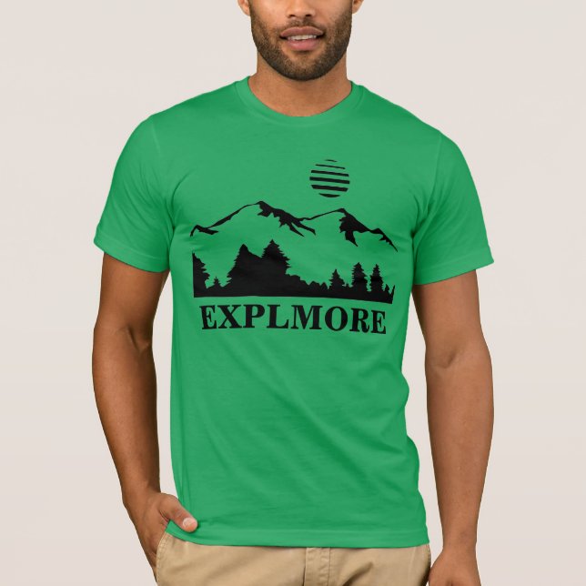 La camiseta de los hombres de EXPLMORE (Anverso)