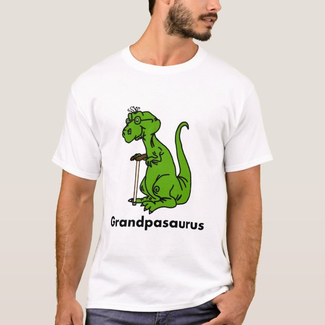 La camiseta de los hombres de Grandpasaurus (Anverso)