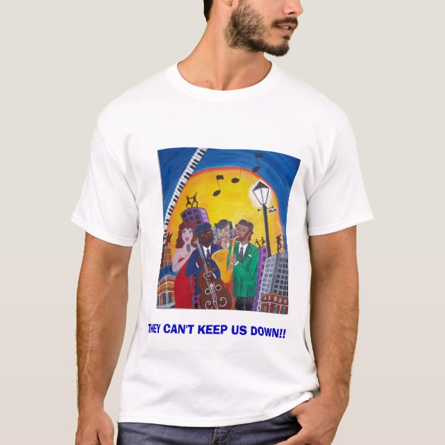LA CAMISETA DE LOS HOMBRES DE KATRINA DEL HURACÁN (Anverso)