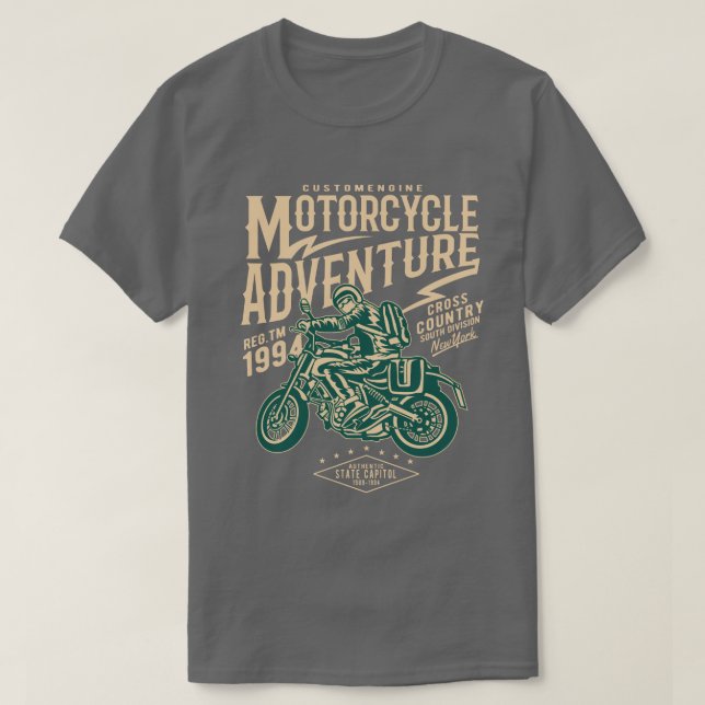 La camiseta de los hombres de la aventura de la (Diseño del anverso)