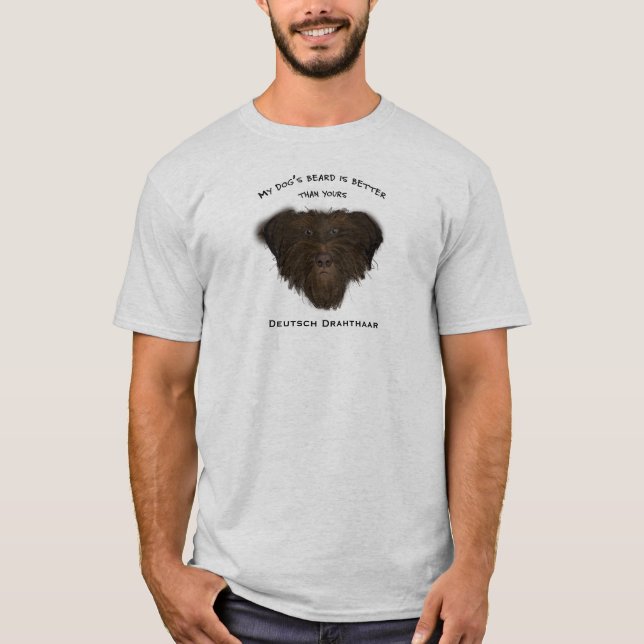 La camiseta de los hombres de la barba de mi perro (Anverso)