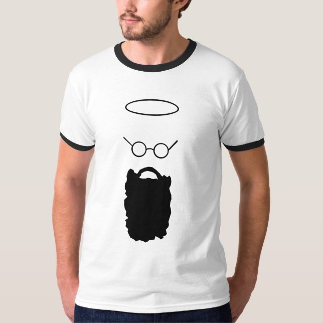 La camiseta de los hombres de la barba del St. (Anverso)