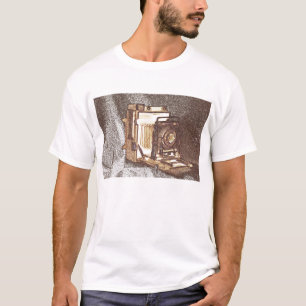 La camiseta de los hombres de la cámara de la