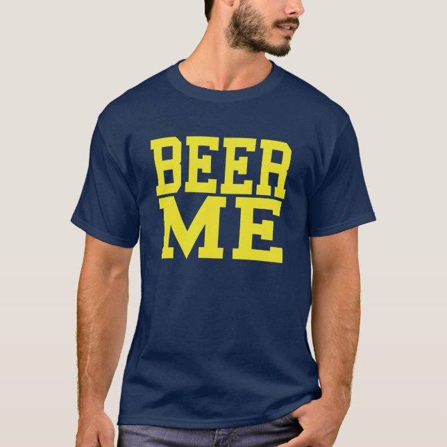 La camiseta de los hombres de la cerveza yo (Anverso)