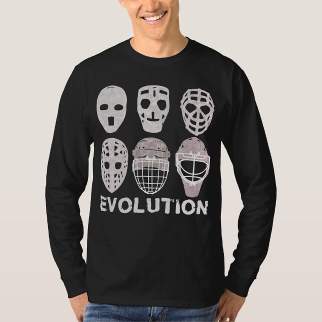 La camiseta de los hombres de la evolución de la (Anverso)