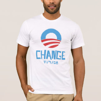 La camiseta de los hombres de la luz del cambio de