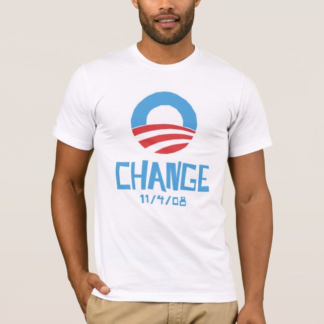 La camiseta de los hombres de la luz del cambio de (Anverso)