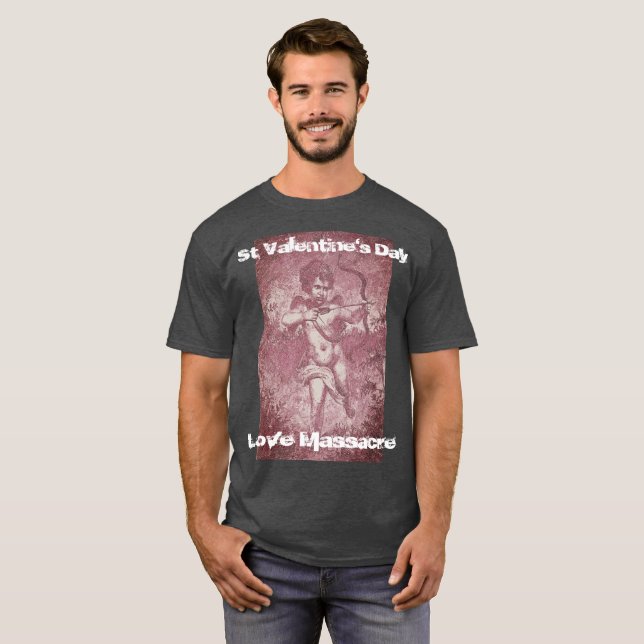 La camiseta de los hombres de la masacre del amor (Anverso completo)