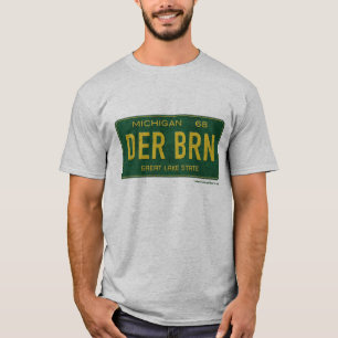 La camiseta de los hombres de la placa de Dearborn