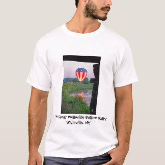 La camiseta de los hombres de la reunión del globo