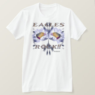 La camiseta de los hombres de la roca II de Eagles
