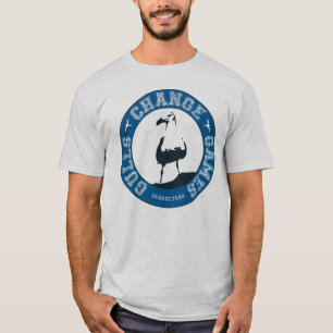 La camiseta de los hombres de los juegos del
